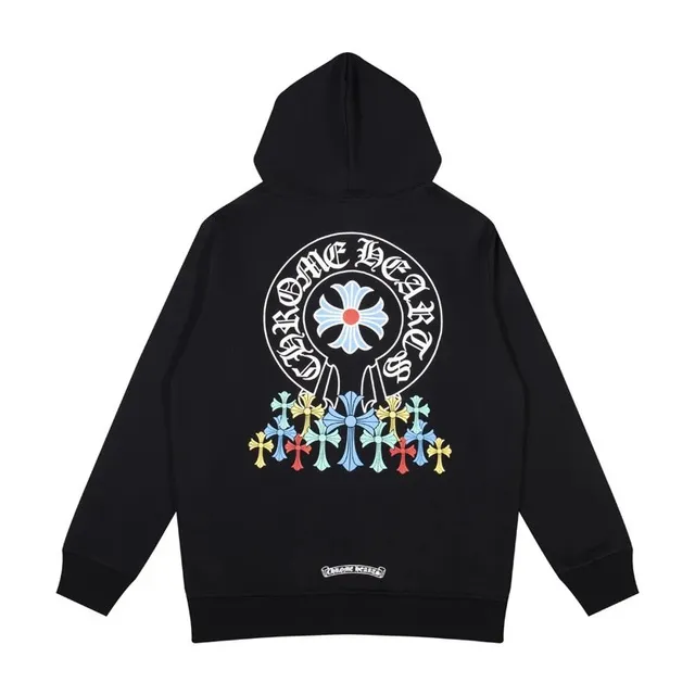 Chrome Hearts Hoodie Cross Logo Print