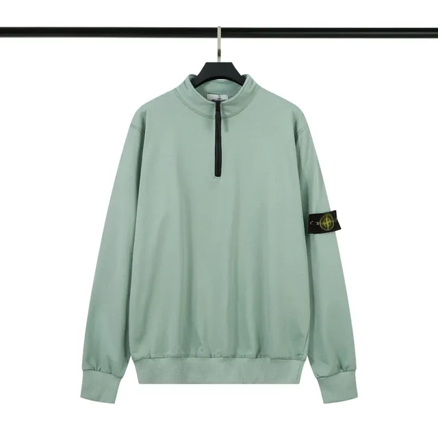 Stone Island Half-Zip Sweatshirt Olive Green