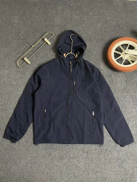 Polo Ralph Lauren Hooded Windbreaker Jacket Navy