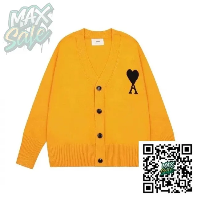 Amiri Cardigan Heart Logo