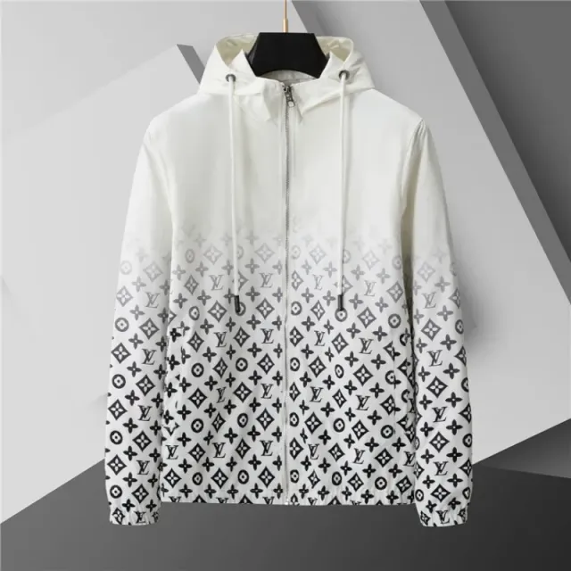 Louis Vuitton Monogram Hooded Jacket Gradient Print