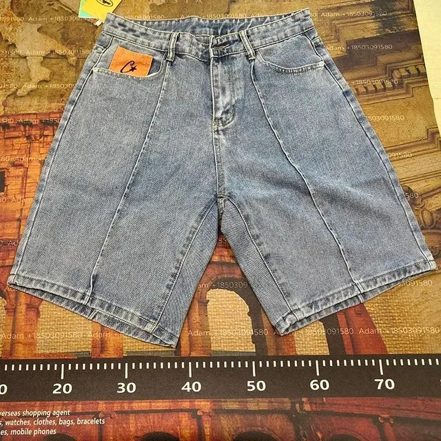 Corteiz Denim Shorts Light Wash