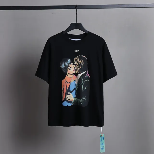 Off-White Graphic Tee Zombie Kiss Print