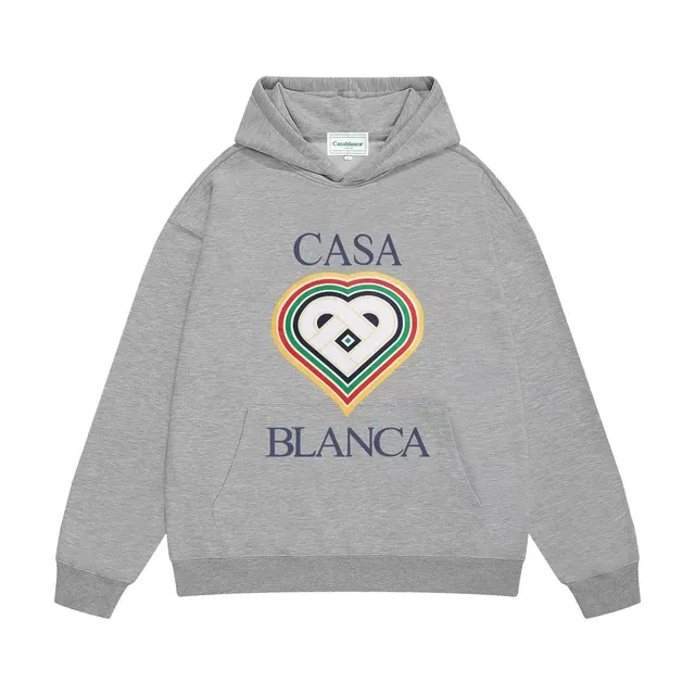 Casablanca Heart Logo Hoodie Casa Blanca Heart
