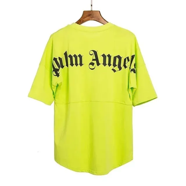 Palm Angels Oversized T-Shirt Gothic Logo