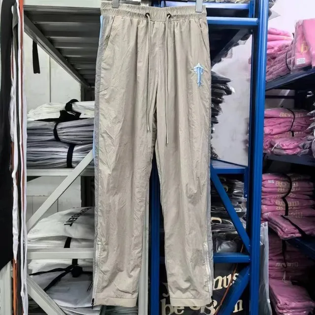 Chrome Hearts Track Pants Light Beige with Cross Logo