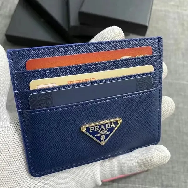 Prada Card Holder Saffiano Leather