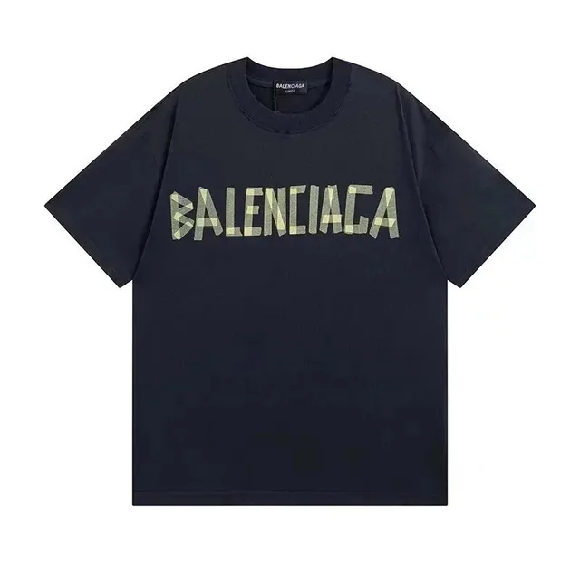 Balenciaga Logo T-Shirt Camouflage Print