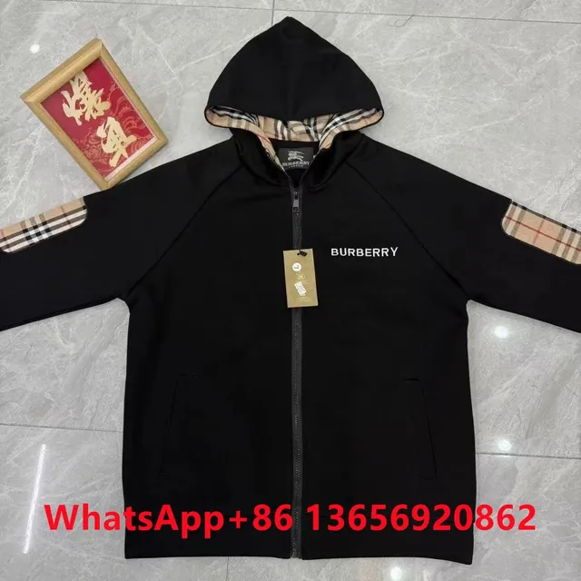 Burberry Zip-Up Hoodie