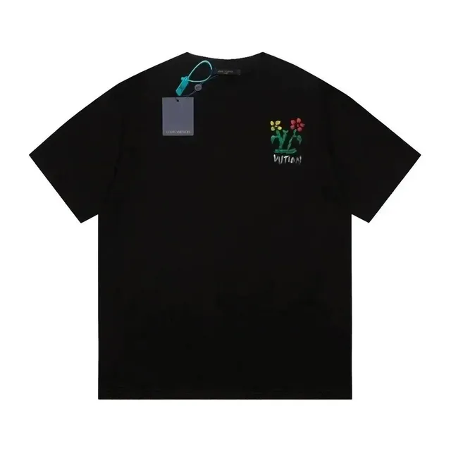 Louis Vuitton T-Shirt Floral Embroidery