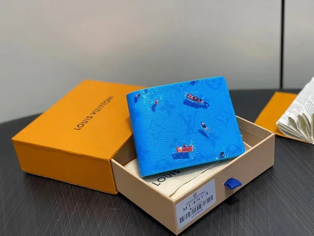 Louis Vuitton Multisport Wallet Swimming Pool Print