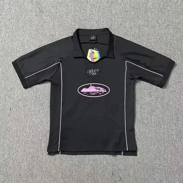 Corteiz Polo Shirt Pink Logo