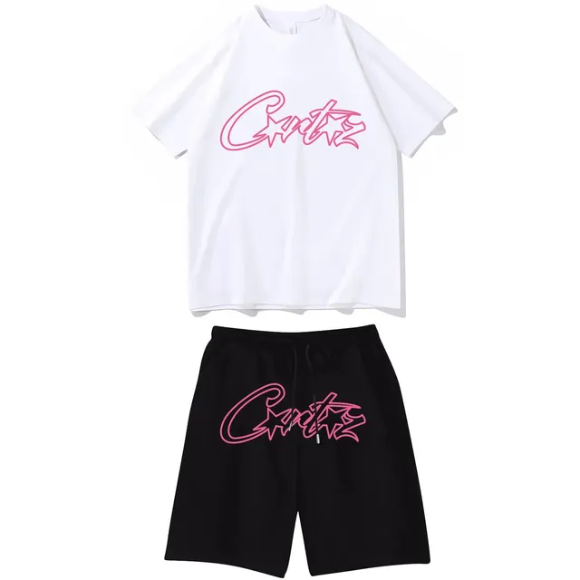 Corteiz Logo Set Neon Pink Outline