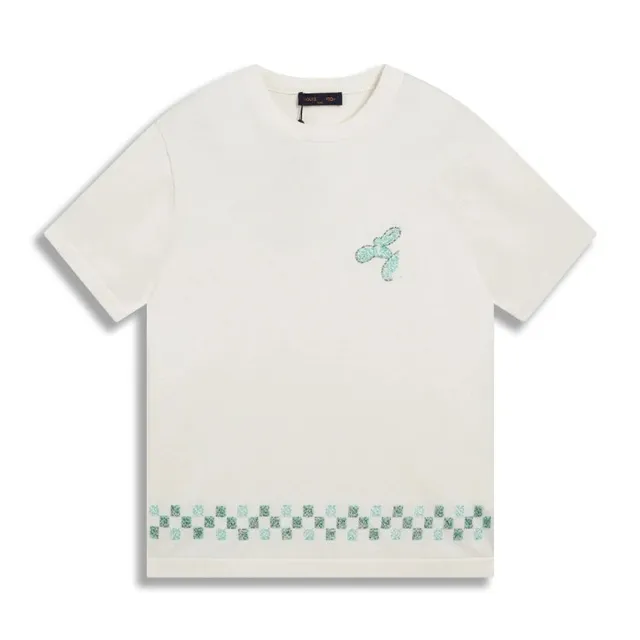 Louis Vuitton T-Shirt Checkerboard Trim