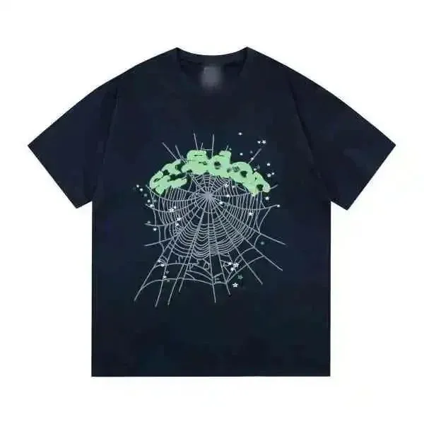 Sp5der Graphic Tee Spiderweb Print