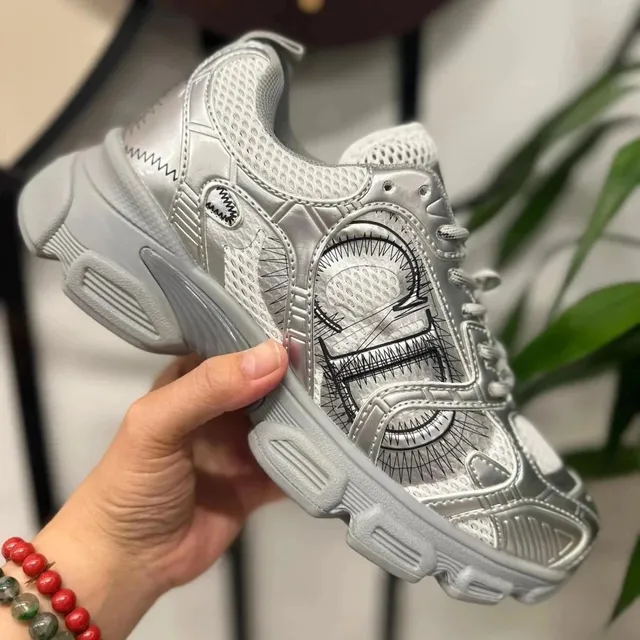 Balenciaga Triple S Silver Mesh