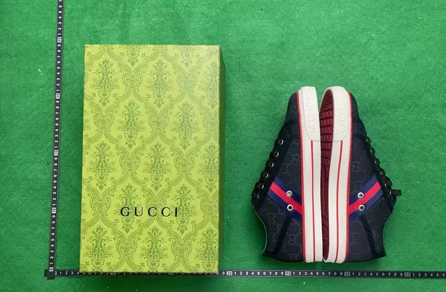Gucci Ace Sneaker GG Canvas Web Stripe