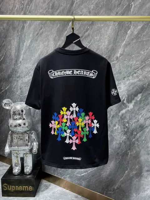 Chrome Hearts Cross Logo Tee Multicolor Cross Print