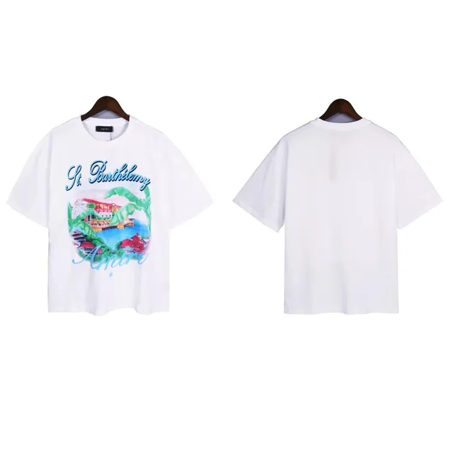 Amiri Graphic Tee St. Barthelemy Print
