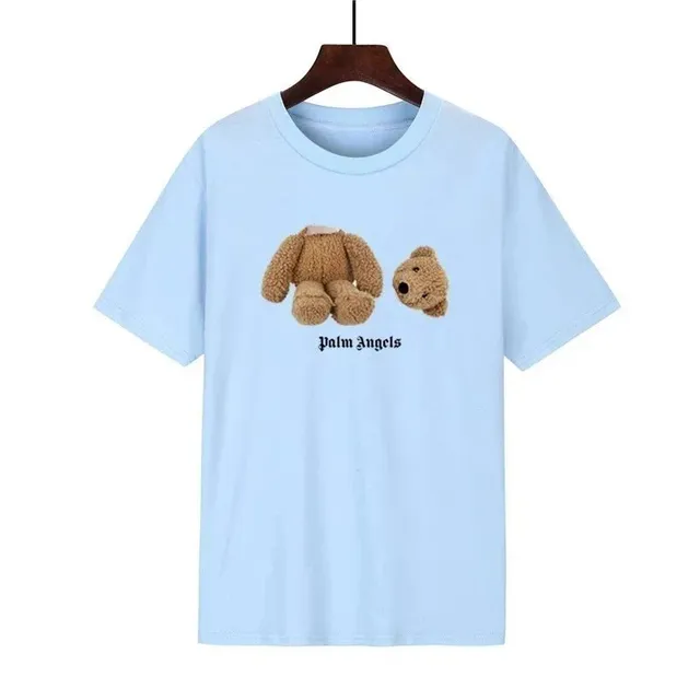 Palm Angels Graphic Tee Teddy Bear Print