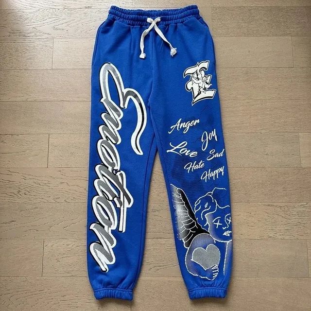 Mixed Emotion Joggers Anger Love Hate Happy Graphic