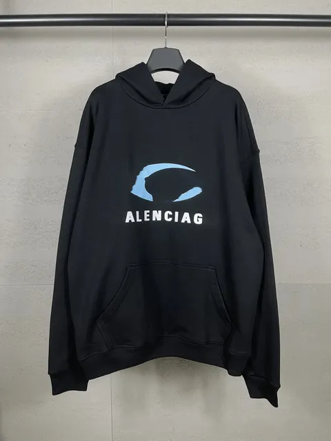 Balenciaga Hoodie Logo Print