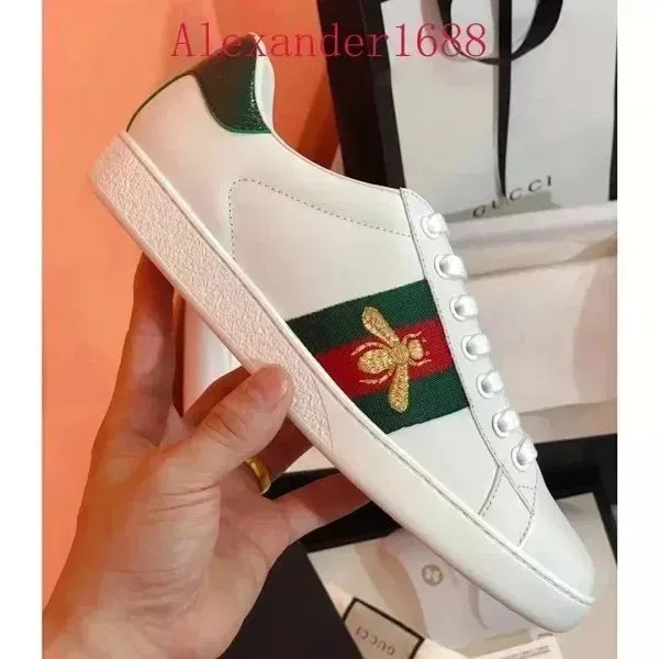 Gucci Ace Bee Sneaker Web Stripe Bee Embroidery