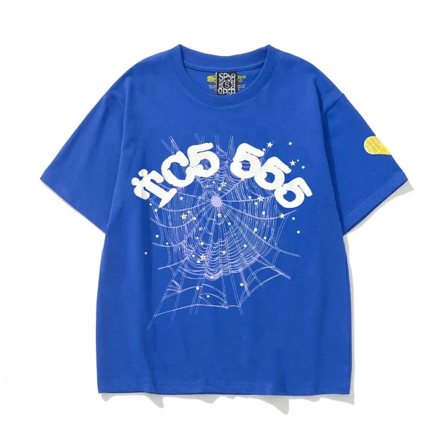 Sp5der Graphic Tee Spider Web Print