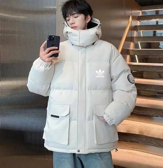 Adidas Puffer Jacket Oversized Hooded