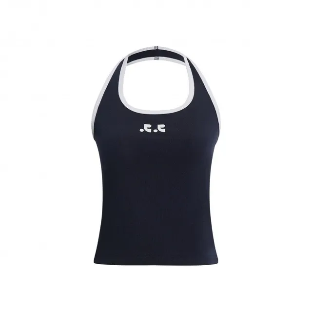 Fear of God Essentials Halter Tank Top Navy with White Trim