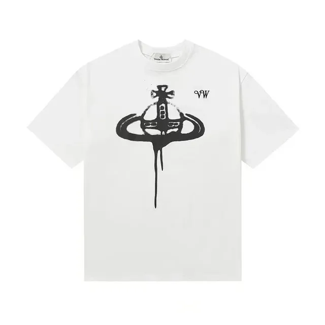 Vivienne Westwood Orb Graphic Tee Black Orb Print
