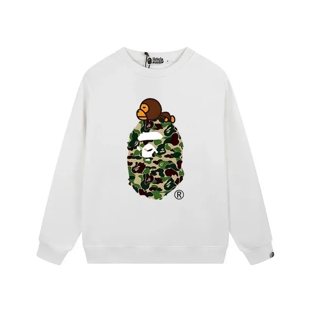 BAPE Crewneck Sweatshirt Ape Head Camo Print