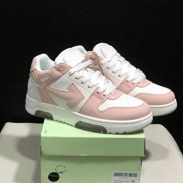 Off-White Low Pink and White