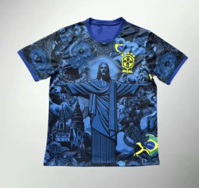 Nike Brazil National Team Jersey Christ the Redeemer Graphic