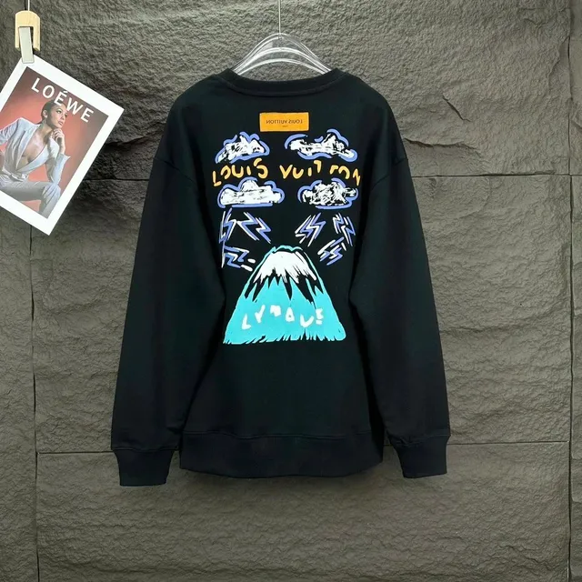 Louis Vuitton Crewneck Sweatshirt Mount Fuji Graphic