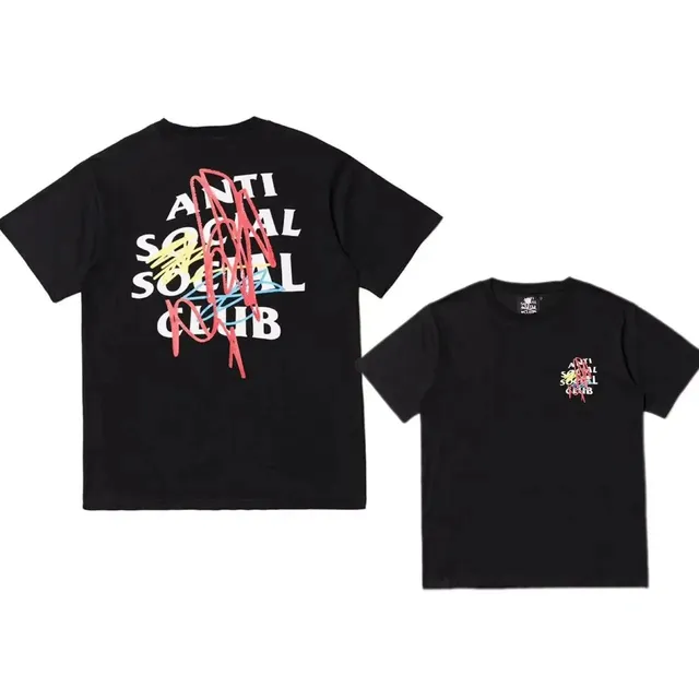 Anti Social Social Club Graphic Tee Scribble Logo