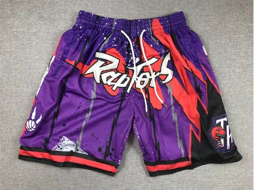 NBA Raptors Shorts Graphic Print
