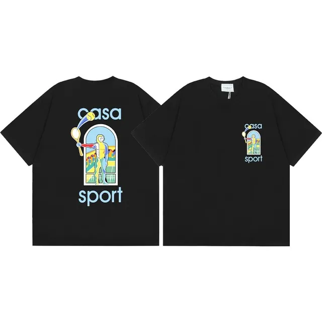 Casablanca Graphic Tee Tennis Print