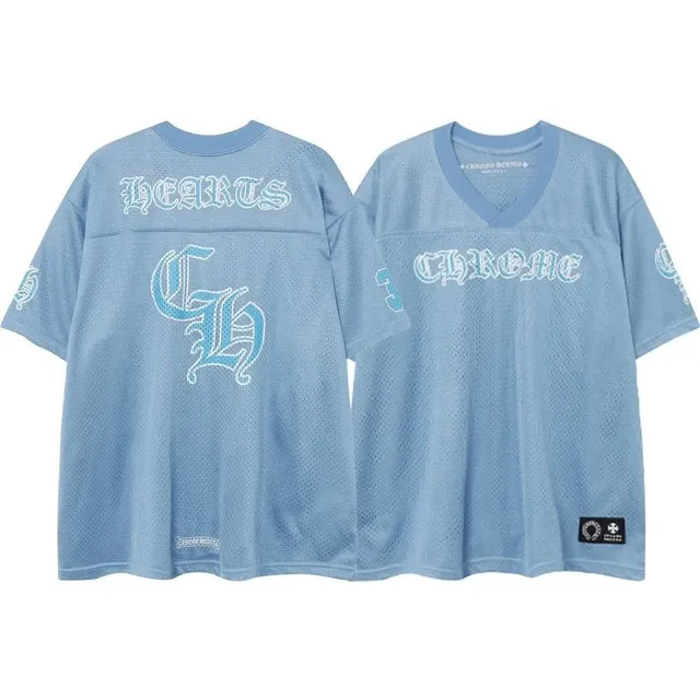 Chrome Hearts Mesh Jersey Hearts Logo