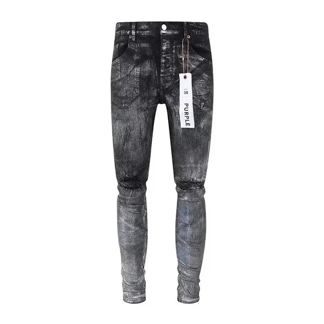 Slim Fit Jeans Acid Wash Distressed