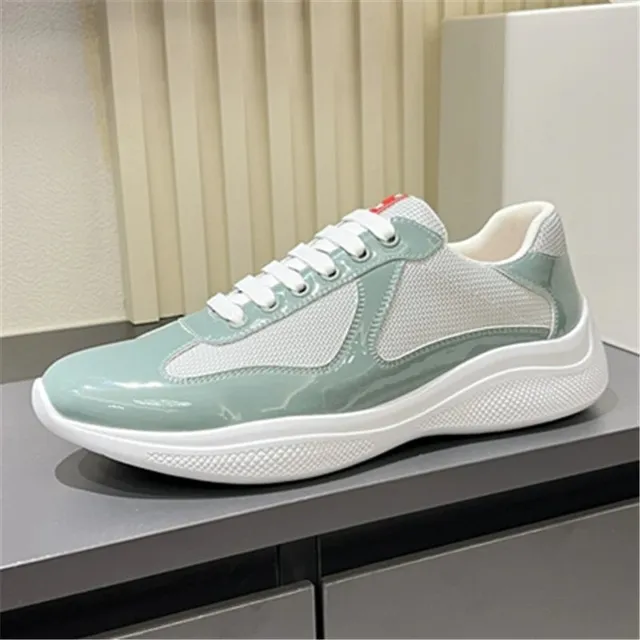 Prada Linea Rossa Sneaker Mint Green and White