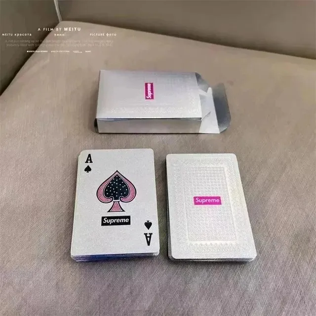 炫彩银扑克牌(1副)