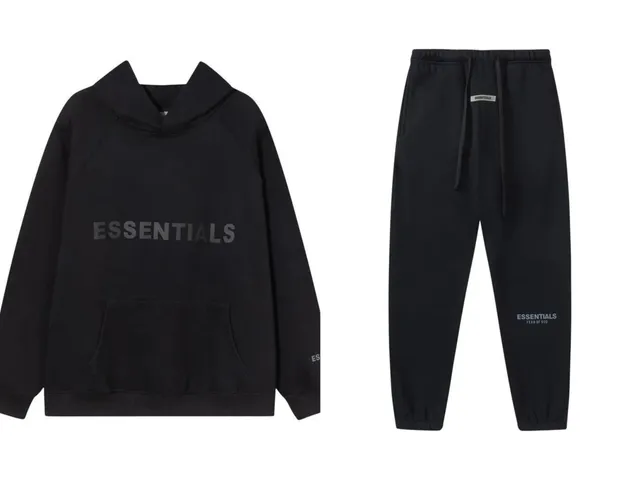 Fear of God Essentials Hoodie and Joggers Set Essentials Logo