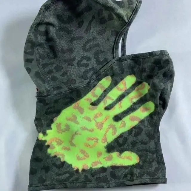 Supreme Hooded Balaclava Leopard Print with Glow Hand