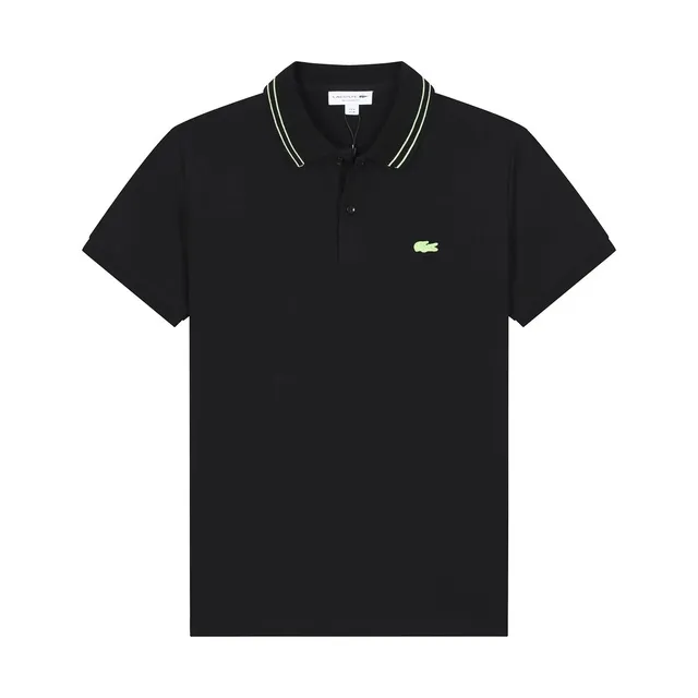 Lacoste Polo Shirt Neon Trim