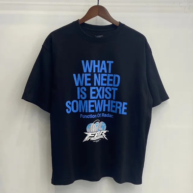 Off-White Graphic Tee What We Need Is Exist Somewhere