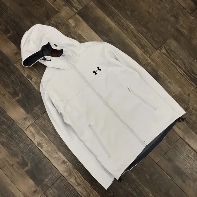 Under Armour Softshell Jacket White with Black Accents
