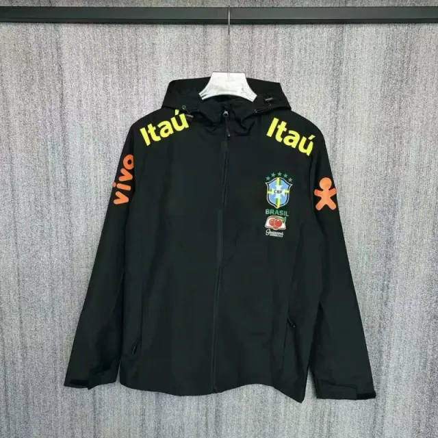Nike Brazil National Team Jacket Itaú x Vivo Sponsorship