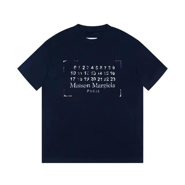 Maison Margiela Numbered Logo Tee White Print