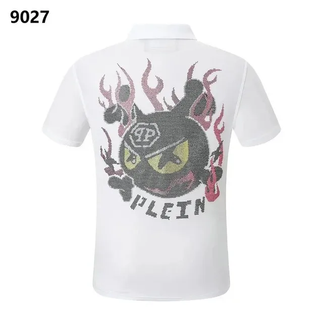 Polo Shirt Flame Devil Graphic